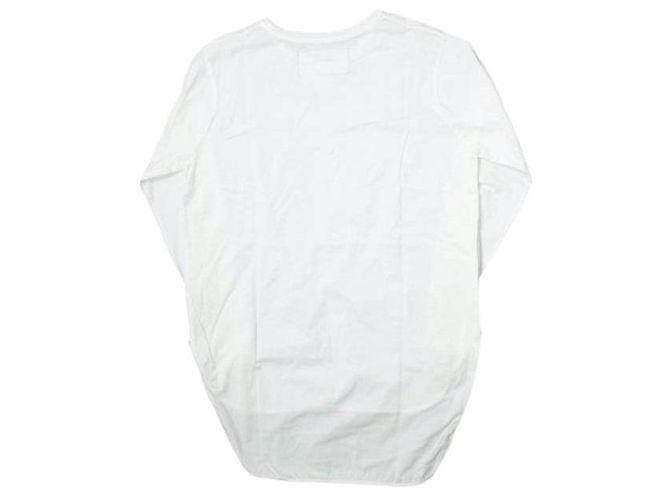 Autre Marque Camiseta de manga larga de algodón ADAWAS ADWS-101-09 Blanco - Ansicht 2