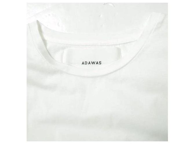 Autre Marque Camiseta de manga larga de algodón ADAWAS ADWS-101-09 Blanco - Ansicht 4
