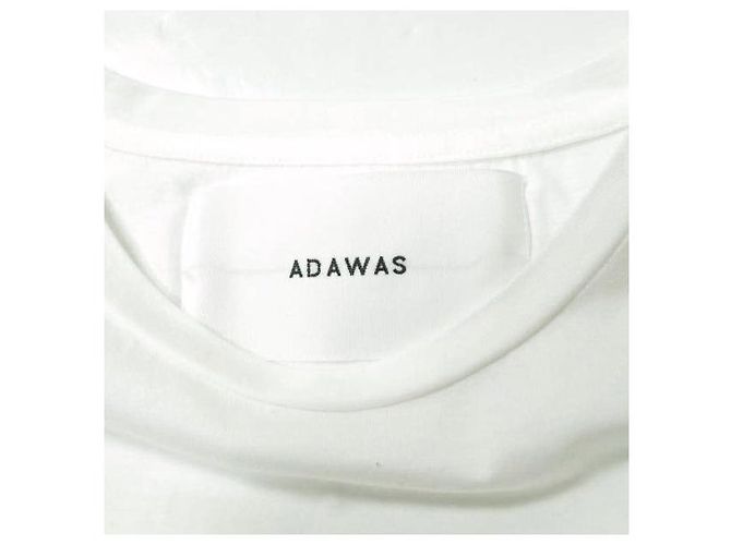 Autre Marque Camiseta de manga larga de algodón ADAWAS ADWS-101-09 Blanco - Ansicht 5