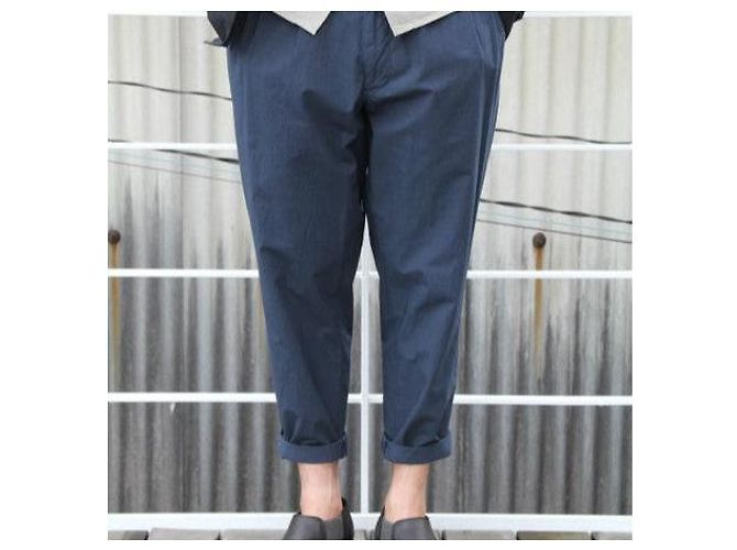 Autre Marque Pantaloni in cotone Typewriter 08sircus Blu Blu navy - vista 3