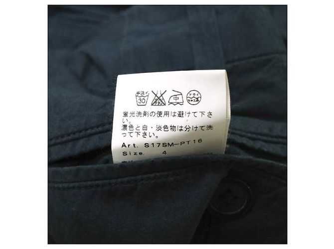 Autre Marque Pantaloni in cotone Typewriter 08sircus Blu Blu navy - vista 9