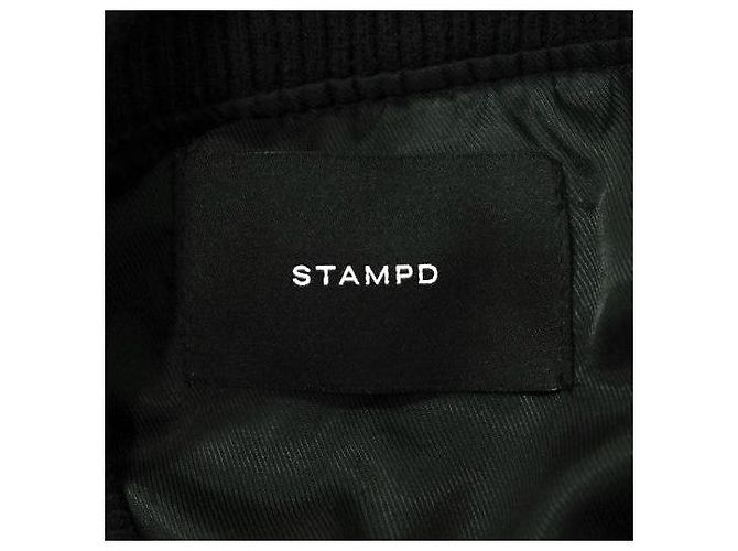 Autre Marque Chaqueta acolchada con cremallera técnica de camuflaje STAMPD Negro - vista 3