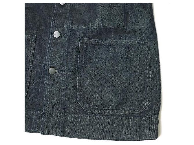 Autre Marque CHAQUETA DE DENIM DE ALGODÓN FOLLOW Brilla para el gusto Azul - vista 6
