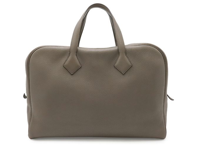 Borsa Boston Victoria 40 di Hermès Taupe - vista 2