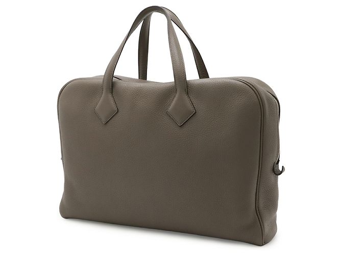 Borsa Boston Victoria 40 di Hermès Taupe - vista 3