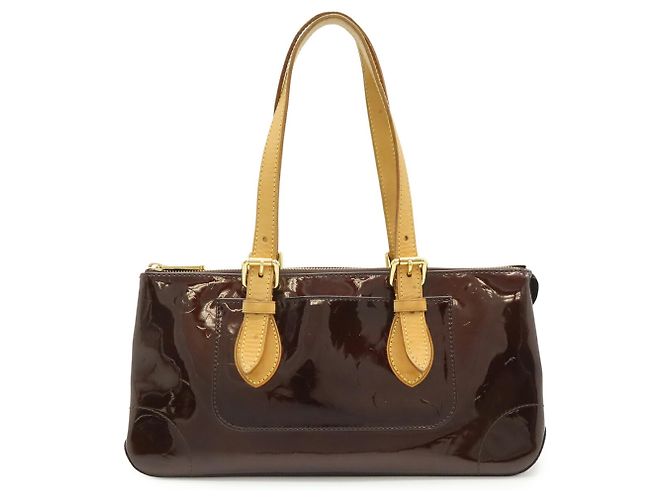Borsa a spalla Rosewood Avenue in Monogram Vernis di Louis Vuitton Bordò - vista 2