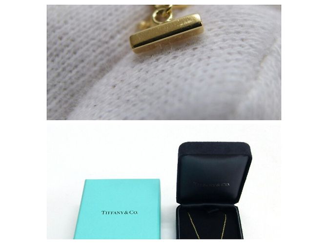 Pendente Mini T Smile di Tiffany & Co. in oro giallo 18K - vista 10