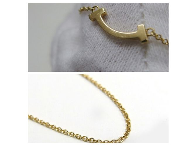 Pendente Mini T Smile di Tiffany & Co. in oro giallo 18K - vista 11