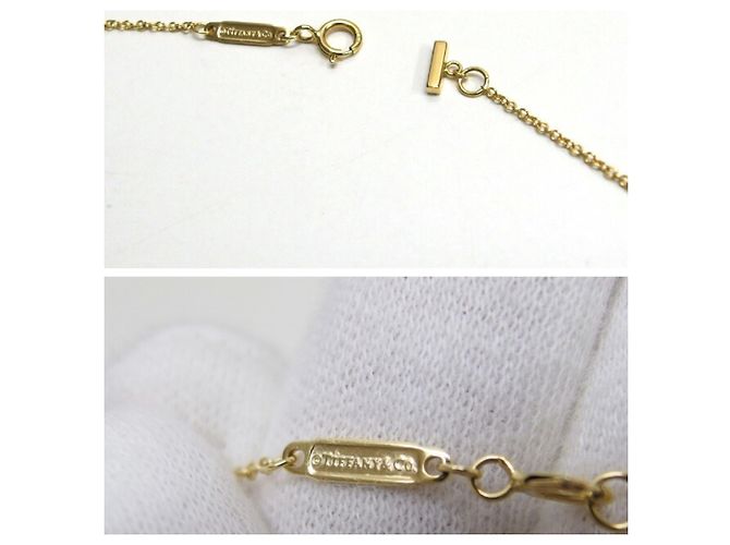 Pendente Mini T Smile di Tiffany & Co. in oro giallo 18K - vista 7