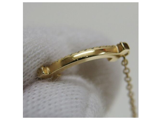 Pendente Mini T Smile di Tiffany & Co. in oro giallo 18K - vista 9