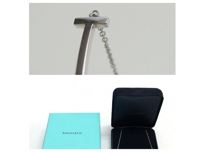 Pingente T Smile em ouro branco 18K da Tiffany & Co. - vista 10