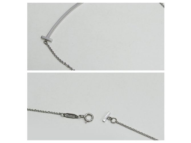 Pingente T Smile em ouro branco 18K da Tiffany & Co. - vista 5