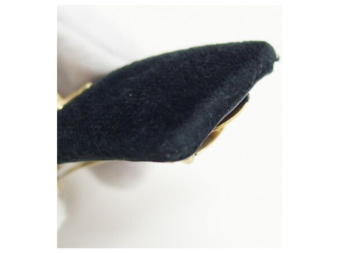 Fermaglio in Velluto Coco Mark Turnlock di Chanel in Nero - vista 9