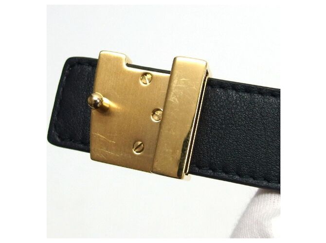 Cintura LV Initial Monogram Reverse Louis Vuitton Marrone Nero Marrone scuro - vista 10