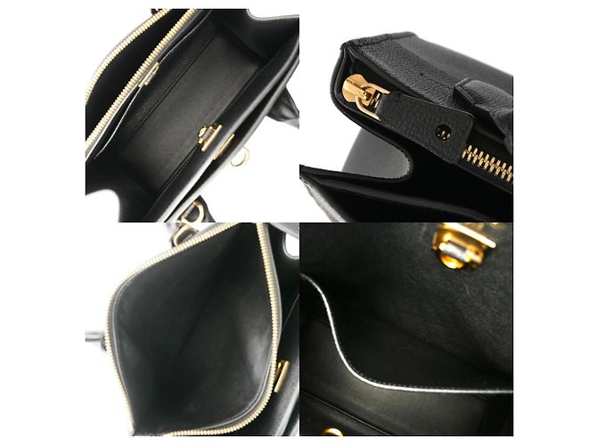 Borsa Louis Vuitton City Steamer PM Noir Nero - vista 10