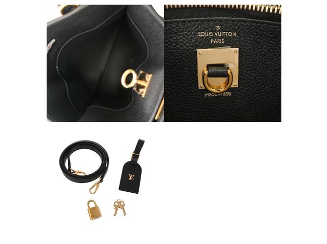 Borsa Louis Vuitton City Steamer PM Noir Nero - vista 11