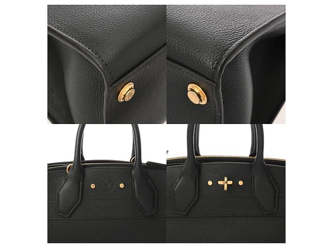 Borsa Louis Vuitton City Steamer PM Noir Nero - vista 9