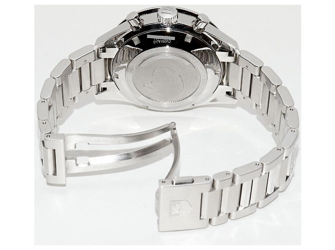 TAG Heuer Carrera Calibre 16 Edelstahl-Chronograph Schwarz - Ansicht 2
