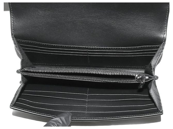 Cartera larga Dior Gravity de piel de ternera Christian Dior 2ESBC328FLG_H00N Negro - vista 4