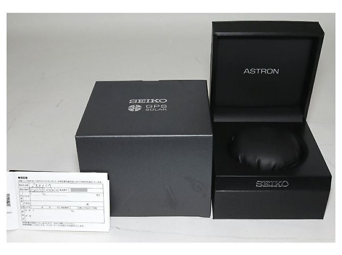 Orologio Seiko Astron con quadrante blu SBXC109 - vista 3