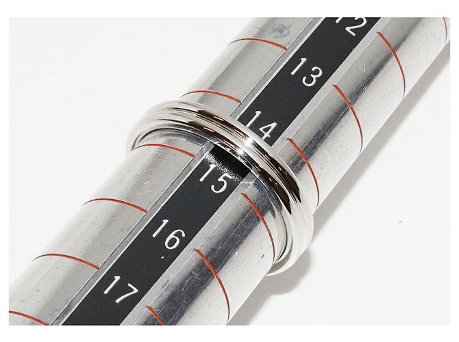 Boucheron Godron Pt950 Ring Größe 55 Silber - Ansicht 2