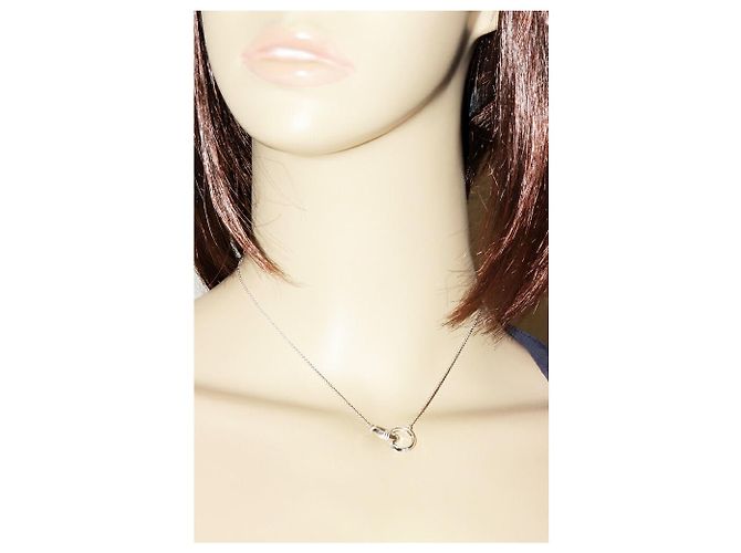Collar Péndulo Interconectado Au750 Atlas X Cerrado de Tiffany & Co. Plata - vista 2