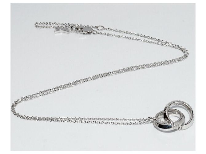 Collar Péndulo Interconectado Au750 Atlas X Cerrado de Tiffany & Co. Plata - vista 3