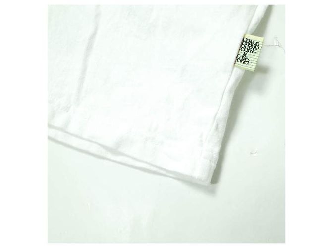 Autre Marque Camiseta de algodón SSZ 18SS NECK TEE Blanco - vista 6