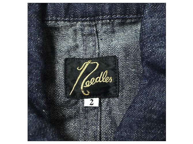 Autre Marque Mono de lino y algodón Needles Azul - vista 3
