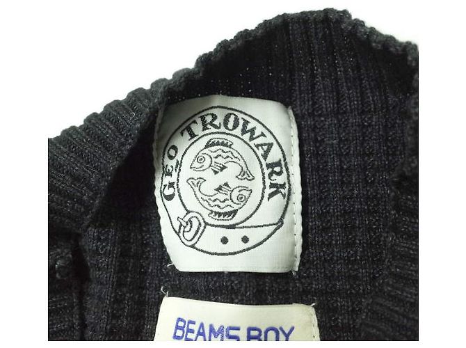 Autre Marque Pullover de algodón Geo Trowark BEAMS BOY Limited Negro - vista 6