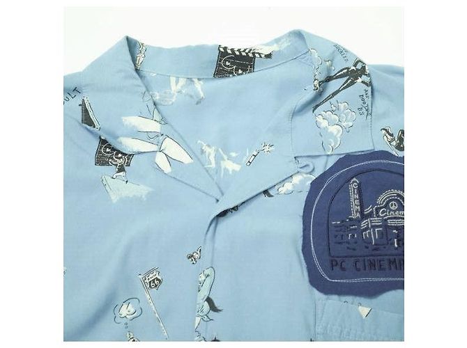 Autre Marque Porter Classic ALOHA SHIRT STRONG WOMEN & RUSS Rayon Shirt Blue - view 3