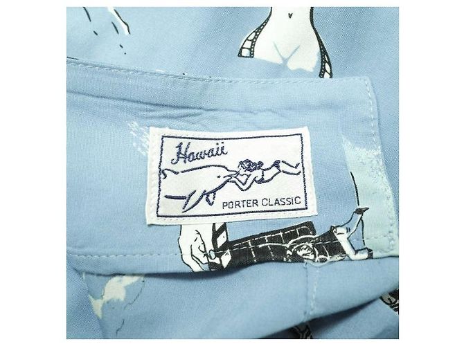 Autre Marque Porter Classic ALOHA SHIRT STRONG WOMEN & RUSS Rayon Shirt Blue - view 6