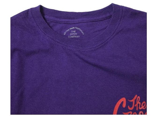 Autre Marque Camiseta de algodón THE GOOD COMPANY Púrpura - vista 3