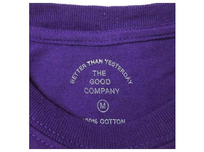 Autre Marque Camiseta de algodón THE GOOD COMPANY Púrpura - vista 6