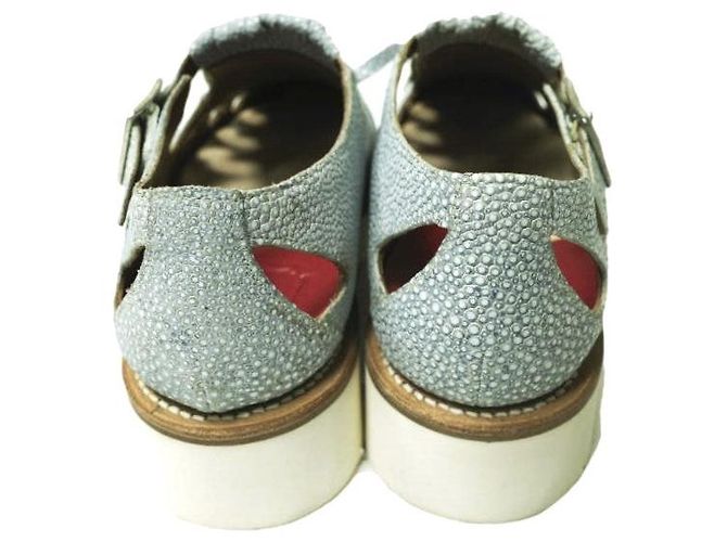 Autre Marque Grenson ETHEL Lederschuhe Blau - Ansicht 4