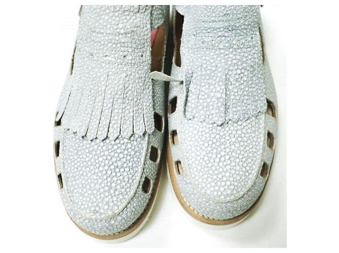 Autre Marque Grenson ETHEL Lederschuhe Blau - Ansicht 5