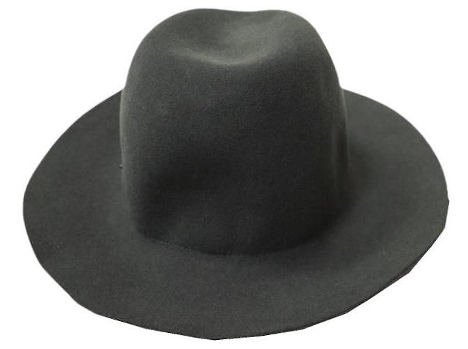 Autre Marque maniera FOLDABLE FELT SOFT HAT Wool Hat Brown Dark grey - view 2