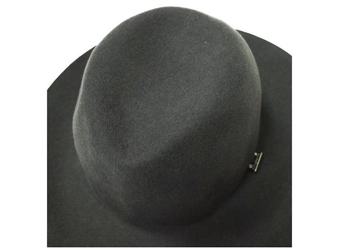 Autre Marque maniera FOLDABLE FELT SOFT HAT Wool Hat Brown Dark grey - view 4