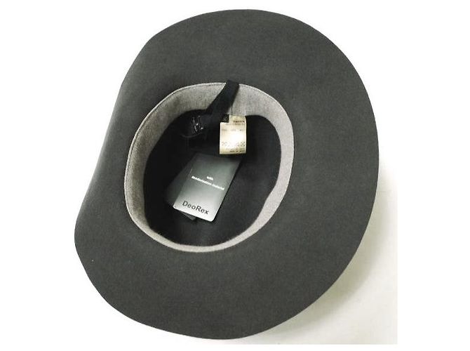 Autre Marque maniera FOLDABLE FELT SOFT HAT Wool Hat Brown Dark grey - view 7