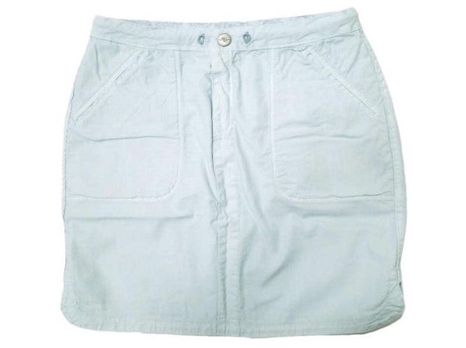 Autre Marque FALDA MINI DE ALGODÓN ELÁSTICO CARMEL NICWAVE JTGN59 Azul Caramelo Azul claro - vista 3