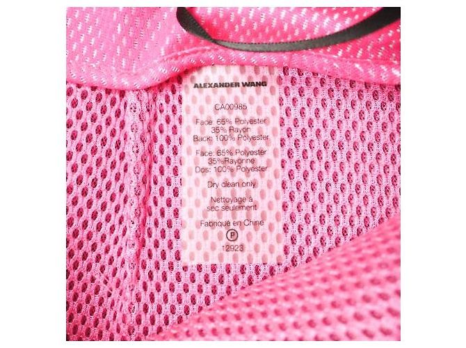 Autre Marque Falda Mini Bonding T de ALEXANDER WANG Negro Blanco - vista 8