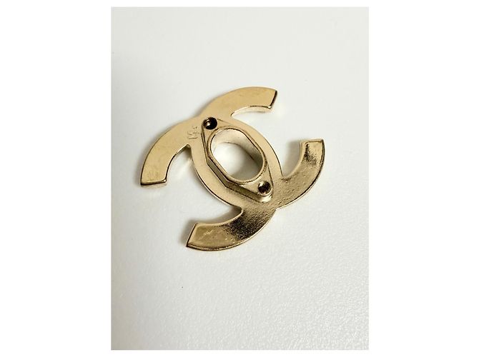 CHANEL fibbia CC turnlock oro D'oro - vista 5