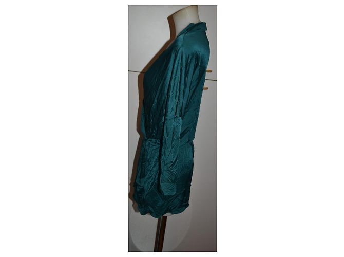 Top Patrizia Pepe Verde Petrolio Stile Mini Abito - vista 2