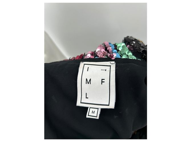 Autre Marque Abito con paillettes multicolore - vista 5