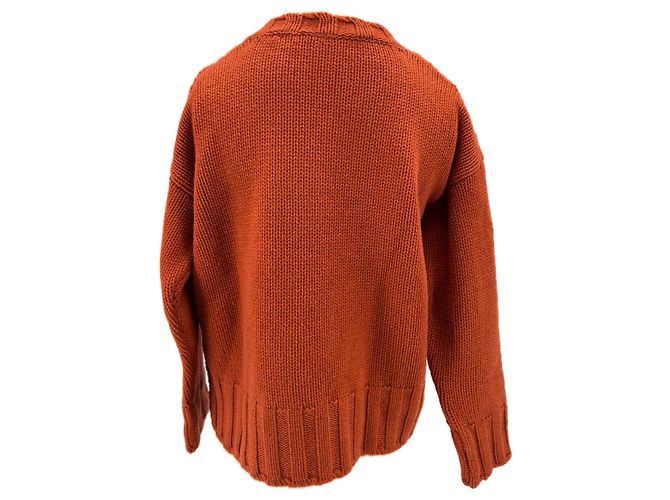 Autre Marque Maglione arancione in cashmere - vista 2