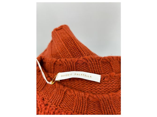 Autre Marque Maglione arancione in cashmere - vista 5