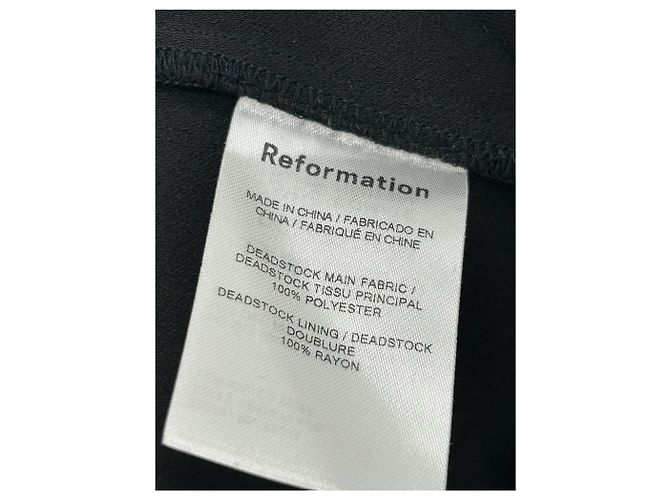 Reformation Hose Schwarz Größe 8 - Ansicht 4