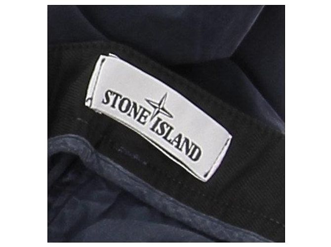 Pantaloni Stone Island Blu Navy in Cotone S - vista 5