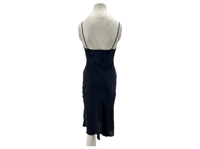 Autre Marque JORANDO Seidenkleid Schwarz - Ansicht 2