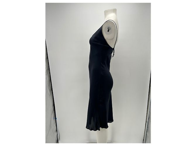 Autre Marque JORANDO Seidenkleid Schwarz - Ansicht 4